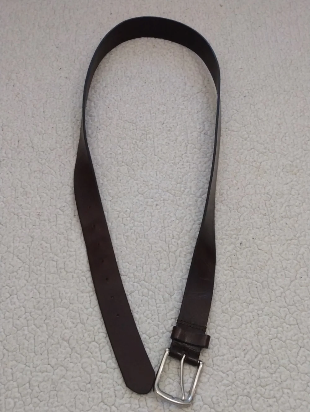 100% Genuine Leather XL Target Men's Belt (Dark Brown)  Made in the USA